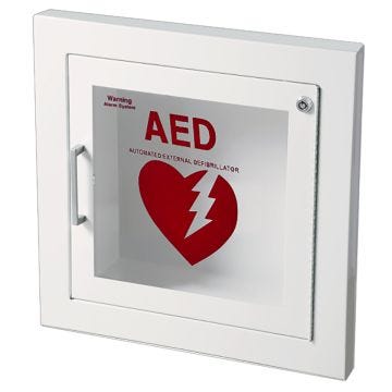 AED Wall Cabinet, Recessed (Fully Recessed Trim Style)  