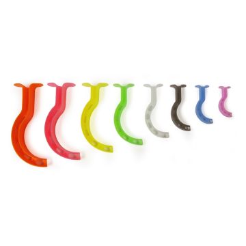Front view of pack of 8 Color-Coded Oral Airways 
