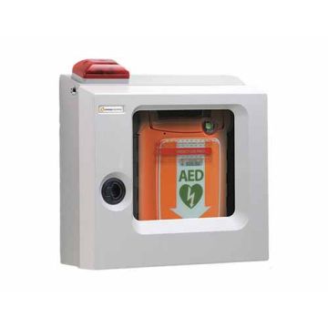 Cardiac Science AED Wall Cabinet with Strobe Light and Alarm (AED not included)