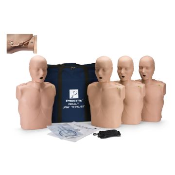 PRESTAN Adult Manikin with CPR Monitor and Jaw Thrust - 4/pack