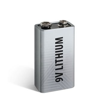 Front view of Defibtech Lifeline Lithium 9V Battery - For Self Checks