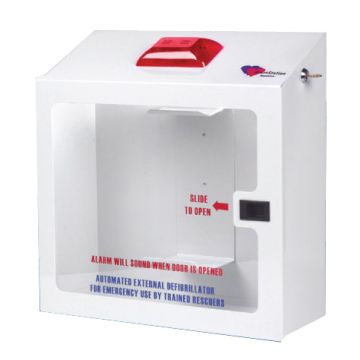 HeartStation RC5300W AED Cabinet - with Audible Alarm and Strobe Light, Surface-Mount