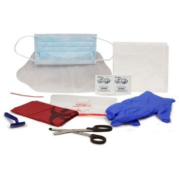 54592 School Health AED Prep Kit in Plastic Bag