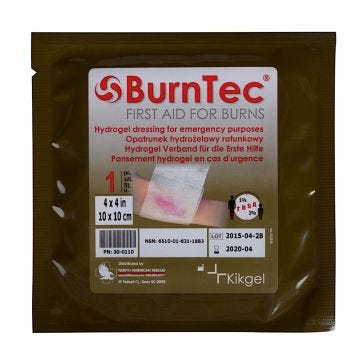Burntec Burn Dressing, 4" x 4"