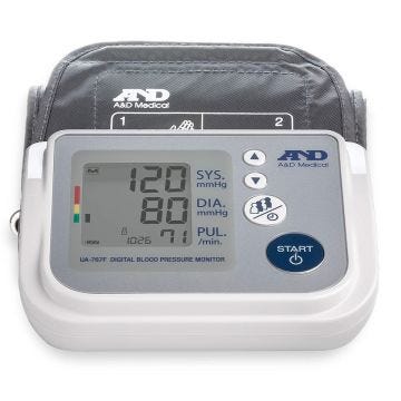 A&D Medical Premium Blood Pressure Monitor w/AC Adapter (UA-767FAC), lifesource blood pressure monitor, life source blood pressure monitor