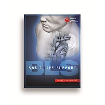 AHA 2015 BLS Provider Manual, american heart association cpr manual, american heart association cpr handbook