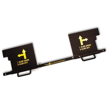 Top view of Barracuda Intruder Defense System Model DSI for Inward Swinging Doors