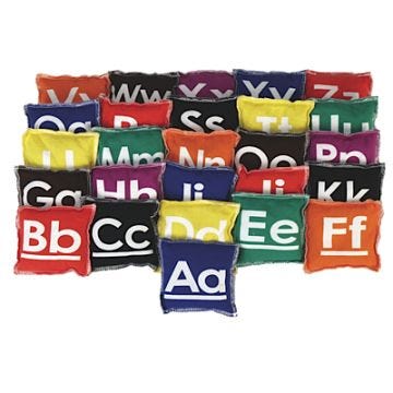 Alphabet Bean Bags