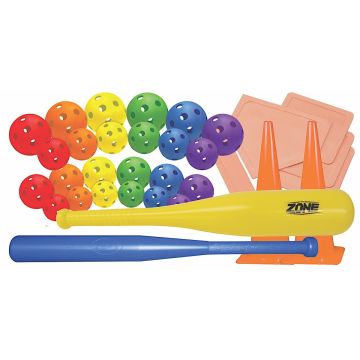 Plastic Bat & Ball Starter Pack