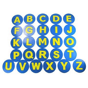 A to Z Alphabet Poly Spots
