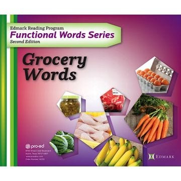 Functional Word Series Grocery Words