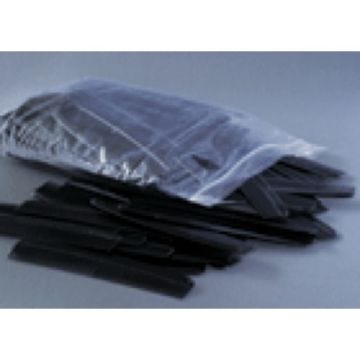 Front view of 7" Black Plastic Comb