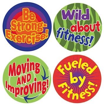 Physical Activity Stickers