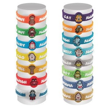 Allermates Allergy Wristbands