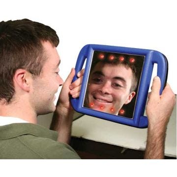 Lighted Vibrating Mirror