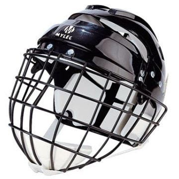 Helmet with Wire Cage