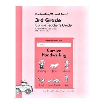 Handwriting Without Tears 3rd Grade Materials