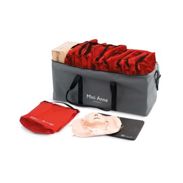 Mini Anne Plus 10/Pack with Bag, Light Skin