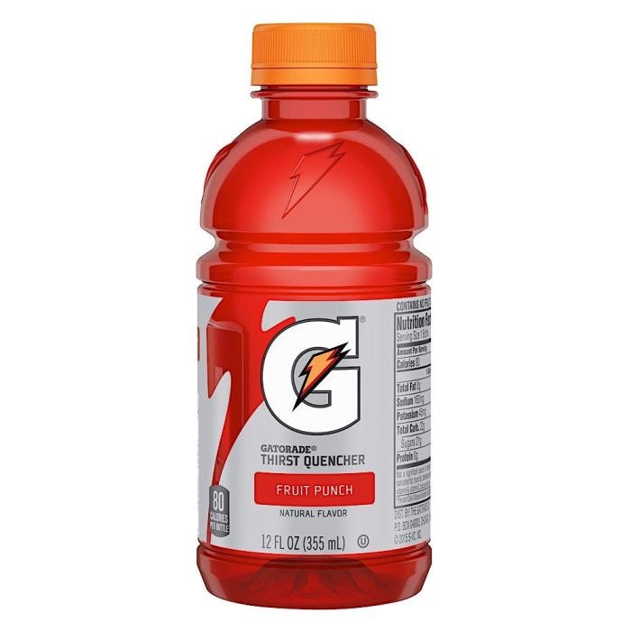Gatorade All-Star, 12 oz bottles, 24/cs Gatorade All-Star, 12 oz bottles, 24/cs