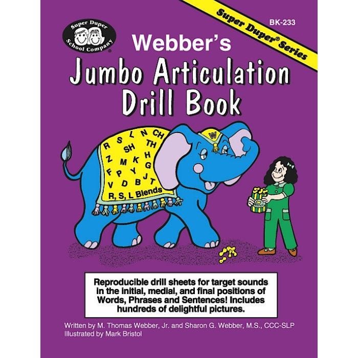 Webber Jumbo Articulation Drill Book Webber Jumbo Articulation Drill Book