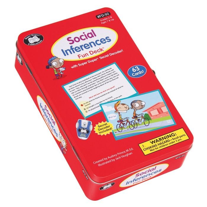Social Inferences Fun Deck Social Inferences Fun Deck