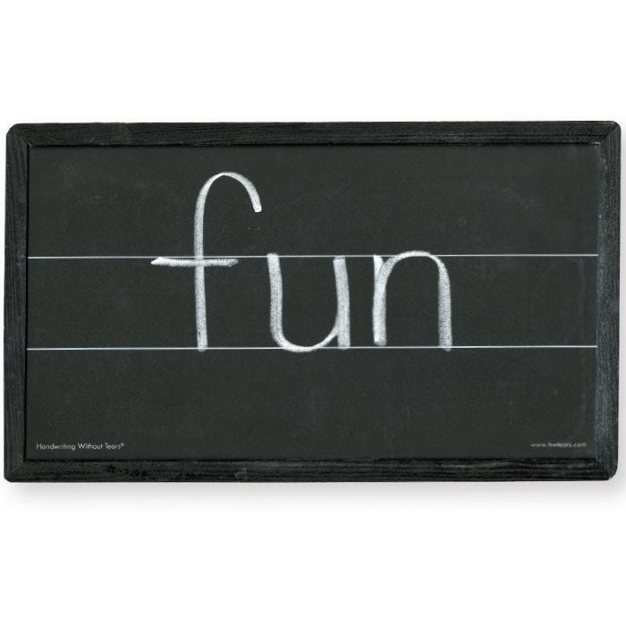 Blackboard with Double Lines