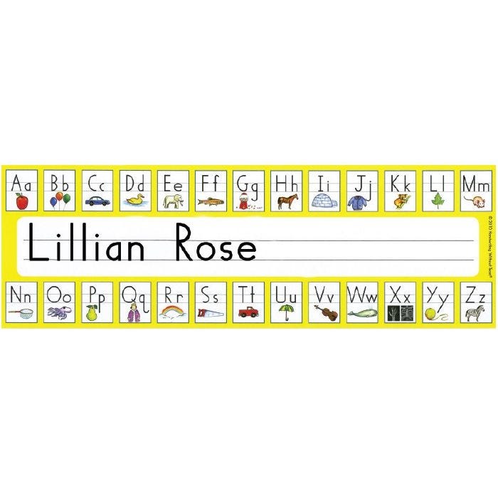 Color Name Plates
