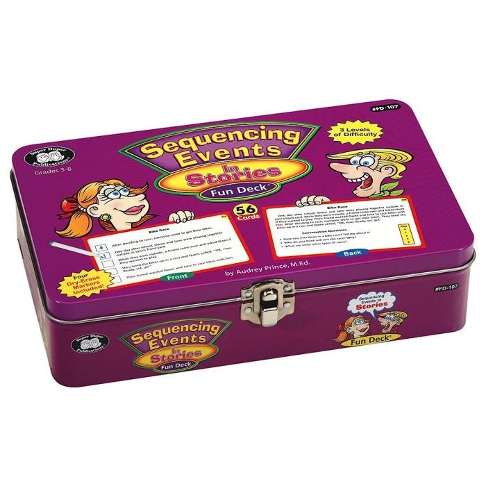 Sequencing Events in Stories Fun Deck Sequencing Events in Stories Fun Deck