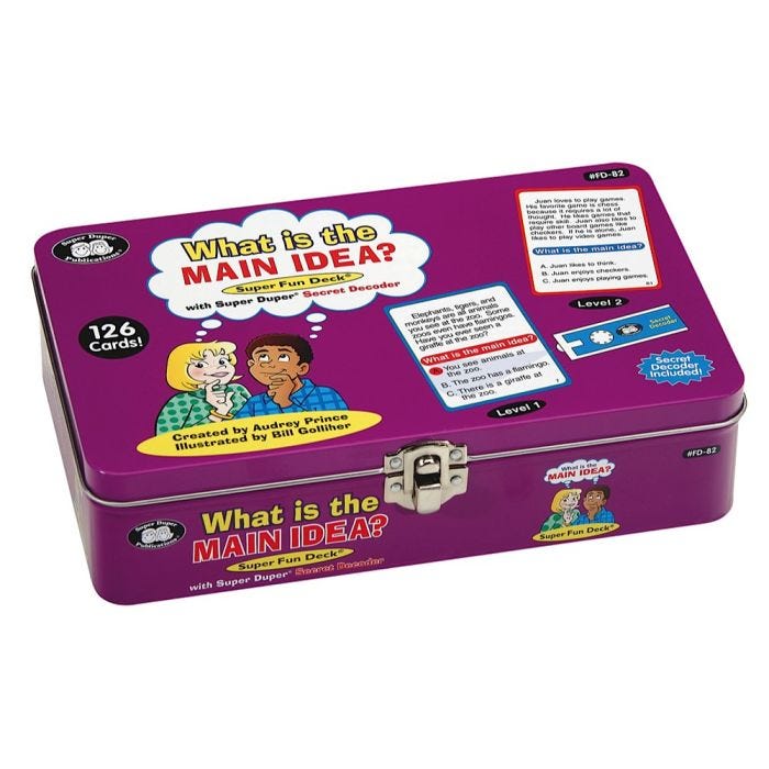 Main Ideas Fun Deck Main Ideas Fun Deck