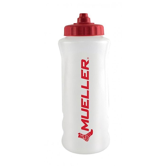 Mueller Quart Water Bottle, Red Lid Mueller Quart Water Bottle, Red Lid