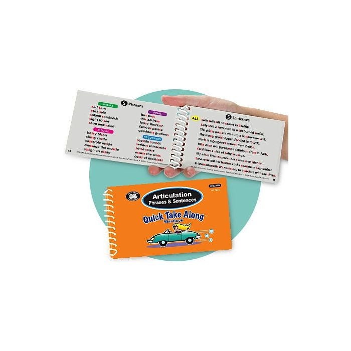 Articulation Phrases & Sentences Quick Take Along Articulation Phrases & Sentences Quick Take Along