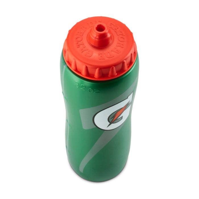High angle of 32 oz. Single Gatorade Contour Squeeze Bottle