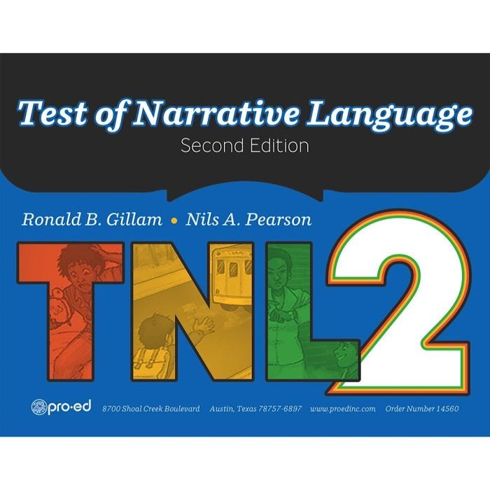 TNL-2: Test of Narrative Language - Second Edition TNL-2: Test of Narrative Language - Second Edition