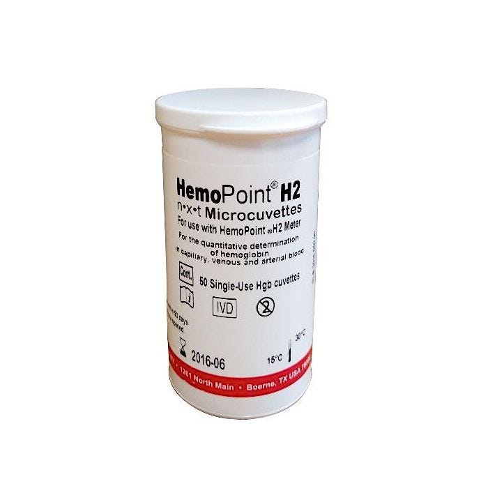 Hemopoint H2 Microcuvettes, 100/bx Hemopoint H2 Microcuvettes, 100/bx