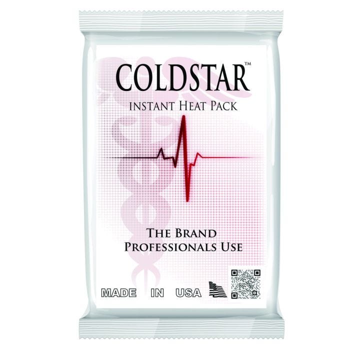 Front view of 6x8 Coldstar Instant Heat Pack Front view of 6x8 Coldstar Instant Heat Pack