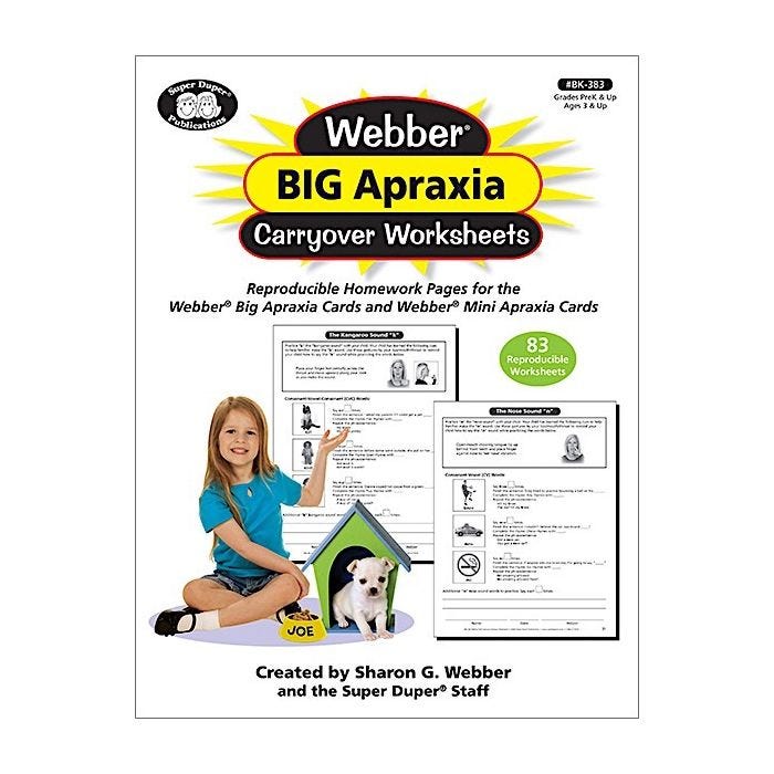 Webber Big Apraxia Carryover Worksheets Webber Big Apraxia Carryover Worksheets