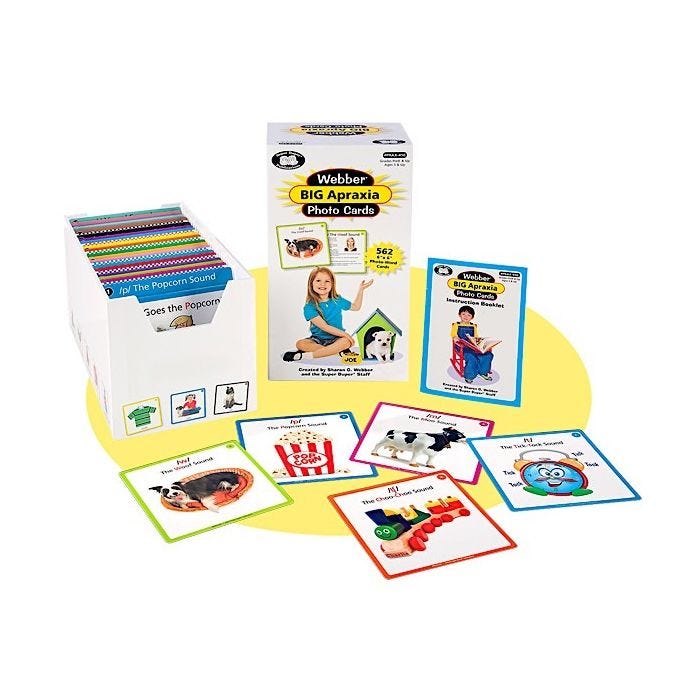 Webber Big Apraxia Photo Cards Webber Big Apraxia Photo Cards