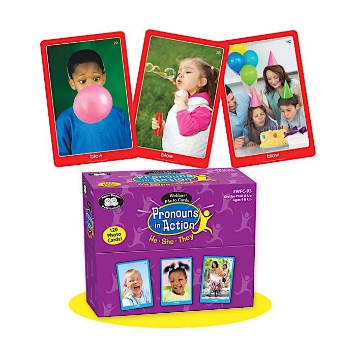 Webber Photo Cards Pronouns in Action Webber Photo Cards Pronouns in Action