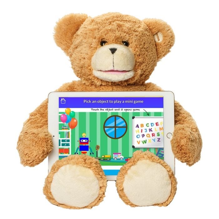 Bluebee Pal Pro Interactive Plush Learning Tool School Health
