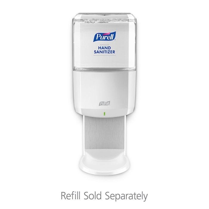 Purell ES4 Push-Style Hand Sanitizer Dispenser and Refill, Purell Dispenser Purell ES4 Push-Style Hand Sanitizer Dispenser and Refill, Purell Dispenser
