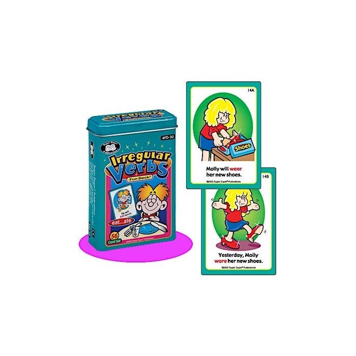 Irregular Verbs Fun Deck Irregular Verbs Fun Deck