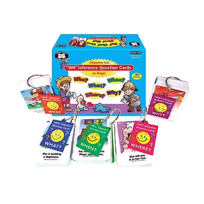 Ring Talkers WH Inference Question Cards Ring Talkers WH Inference Question Cards