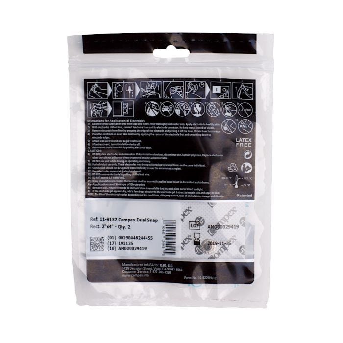 WHITE COMPEX ELECTRODES 2X4