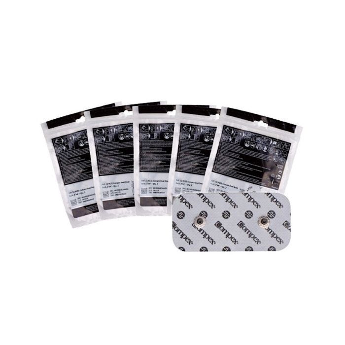 WHITE COMPEX ELECTRODES 2X4 5PK