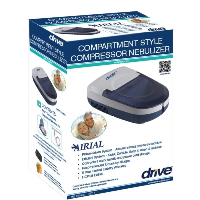 Compartment Style Compressor Nebulizer