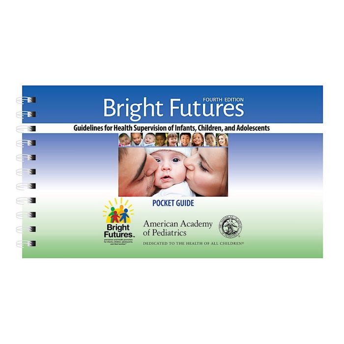 Bright Futures Guidelines Pocket Guide, 4th Ed. Bright Futures Guidelines Pocket Guide, 4th Ed.
