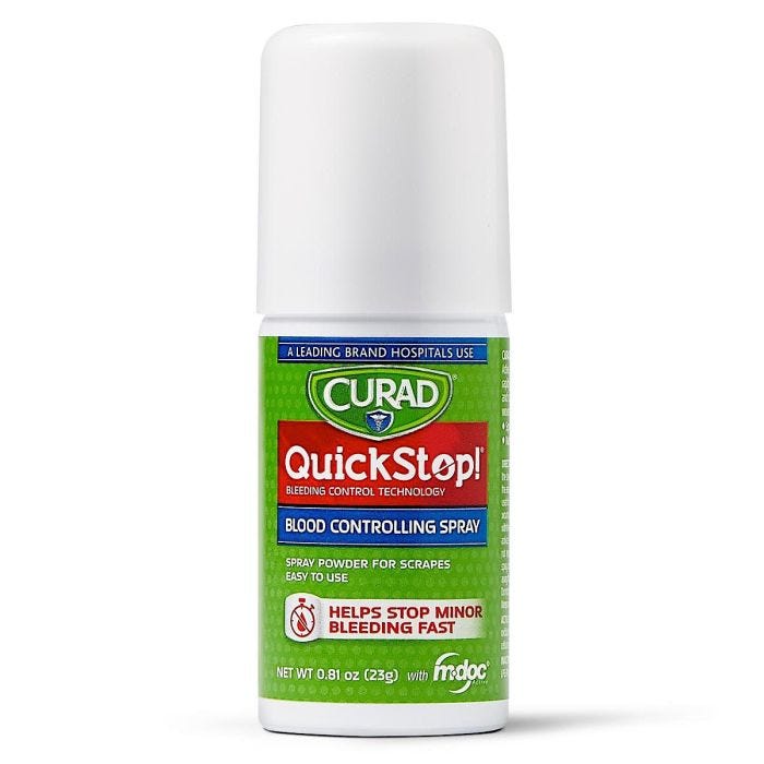 Curad QuickStop Blood Controlling Spray 1.69 oz Curad QuickStop Blood Controlling Spray 1.69 oz