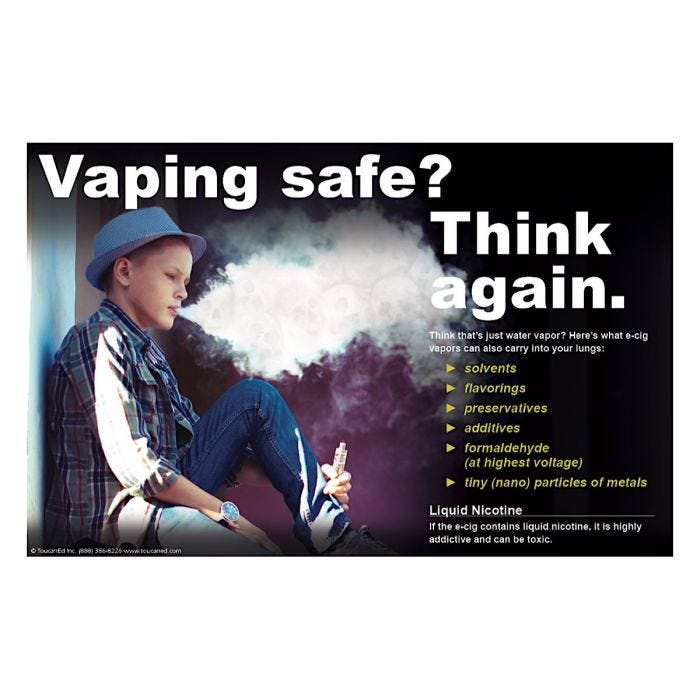 Vaping Safe? Boy Vaping Safe? Boy