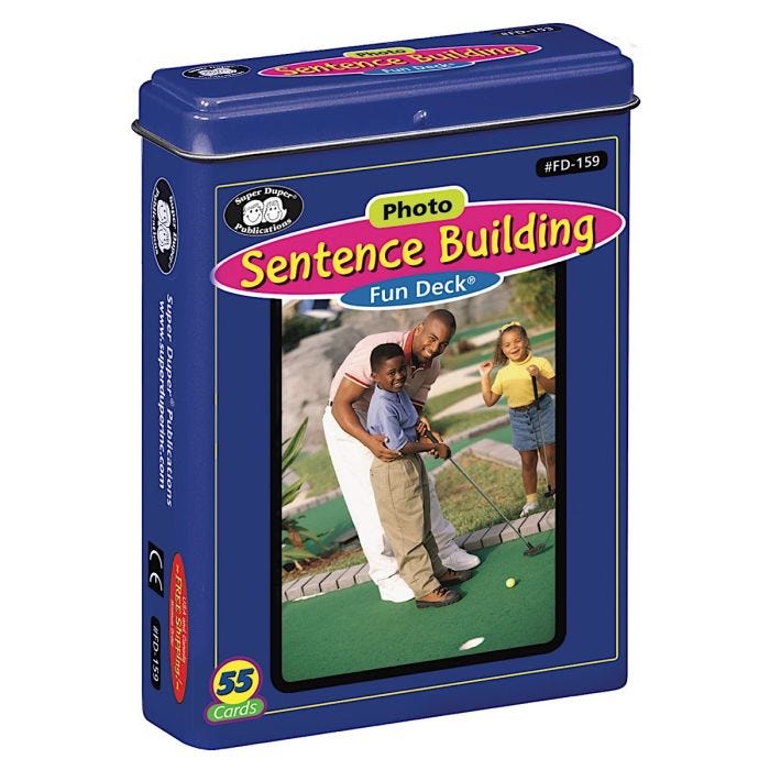 Photo Sentence Building Fun Deck Photo Sentence Building Fun Deck