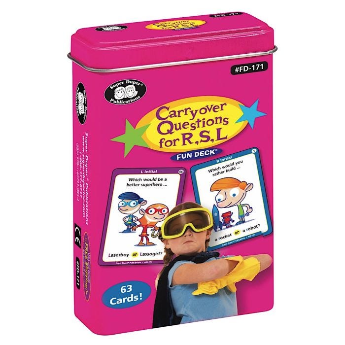 Carryover Questions for R, S, L Fun Deck Carryover Questions for R, S, L Fun Deck